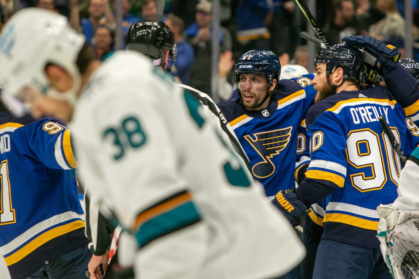 Blues face off against Sharks